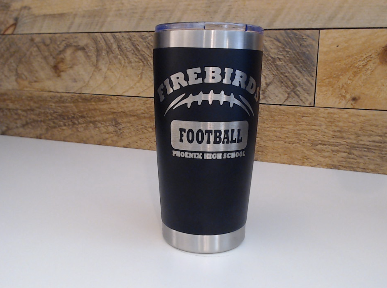 Football Firebirds | 20 oz. Tumbler | Laser engraved