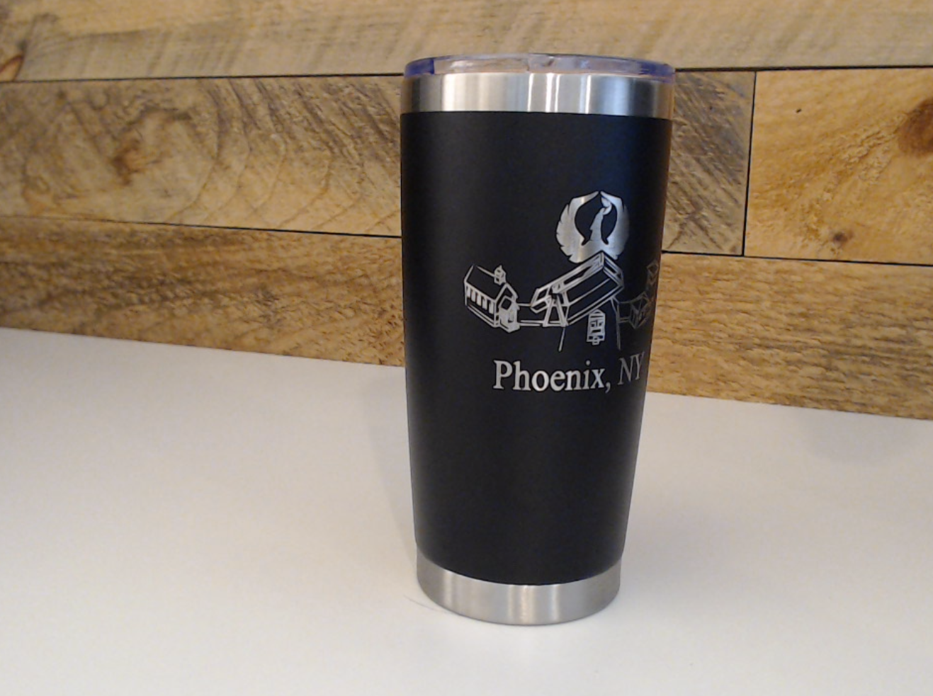 Phoenix Town | 20 oz. Tumbler | Laser engraved