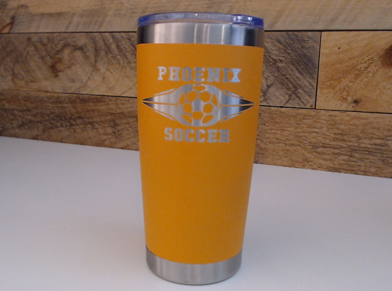 Soccer | 20 oz. Tumbler | Laser engraved