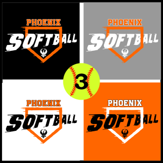 Softball womens cut Tees