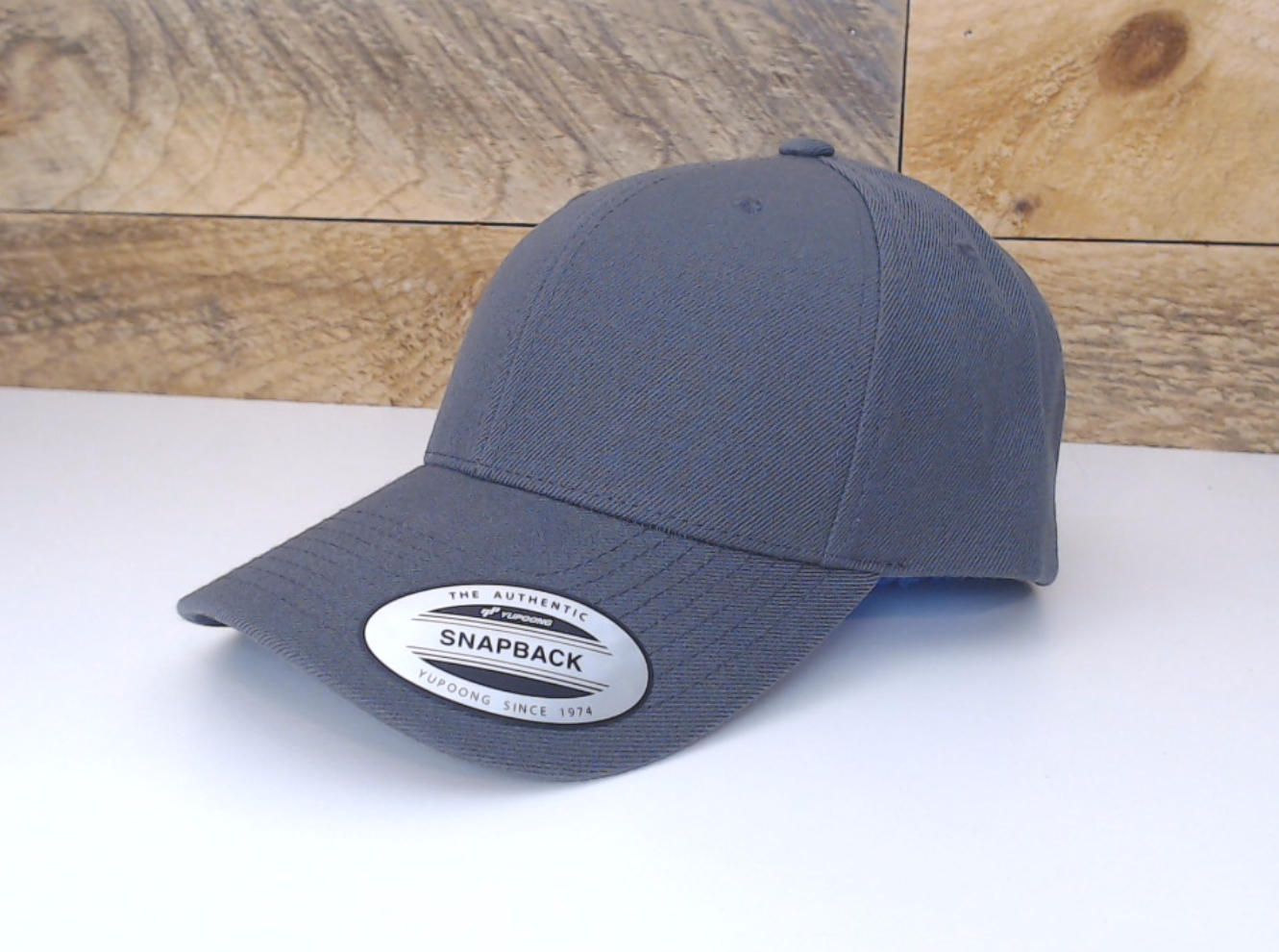 Snapback | Solid | 6 panel w/ Leather Patch