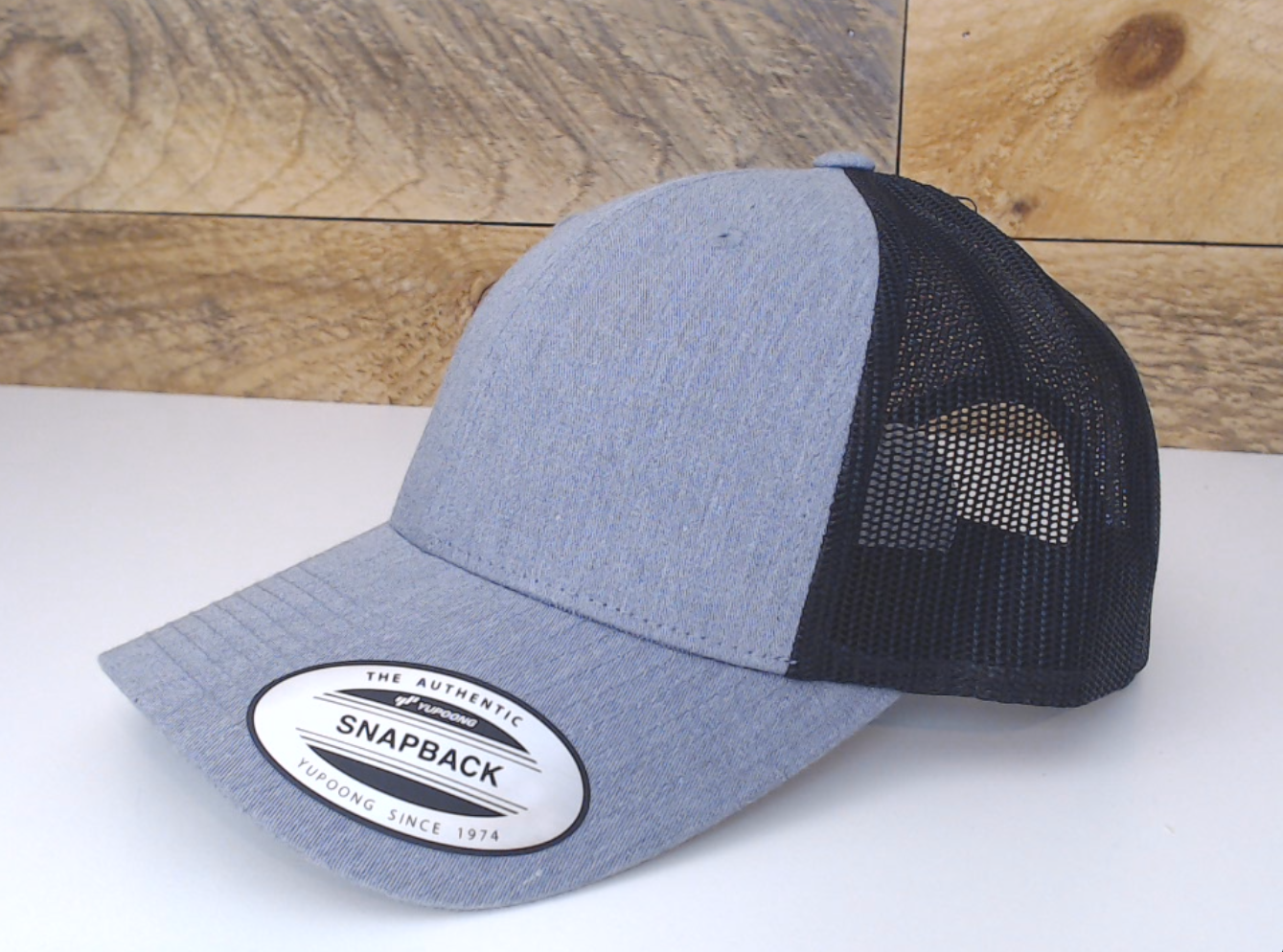 Leather Patch - Retro Snapback Trucker Cap - YP Classics