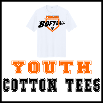 Softball Youth cotton Tees