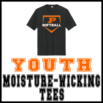 Softball Youth moisture wicking Tees
