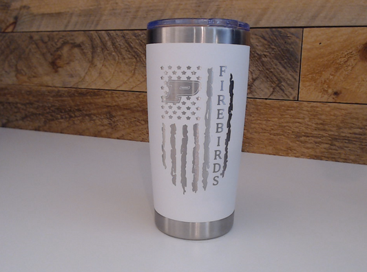 Firebirds Flag | 20 oz. Tumbler  | Laser engraved