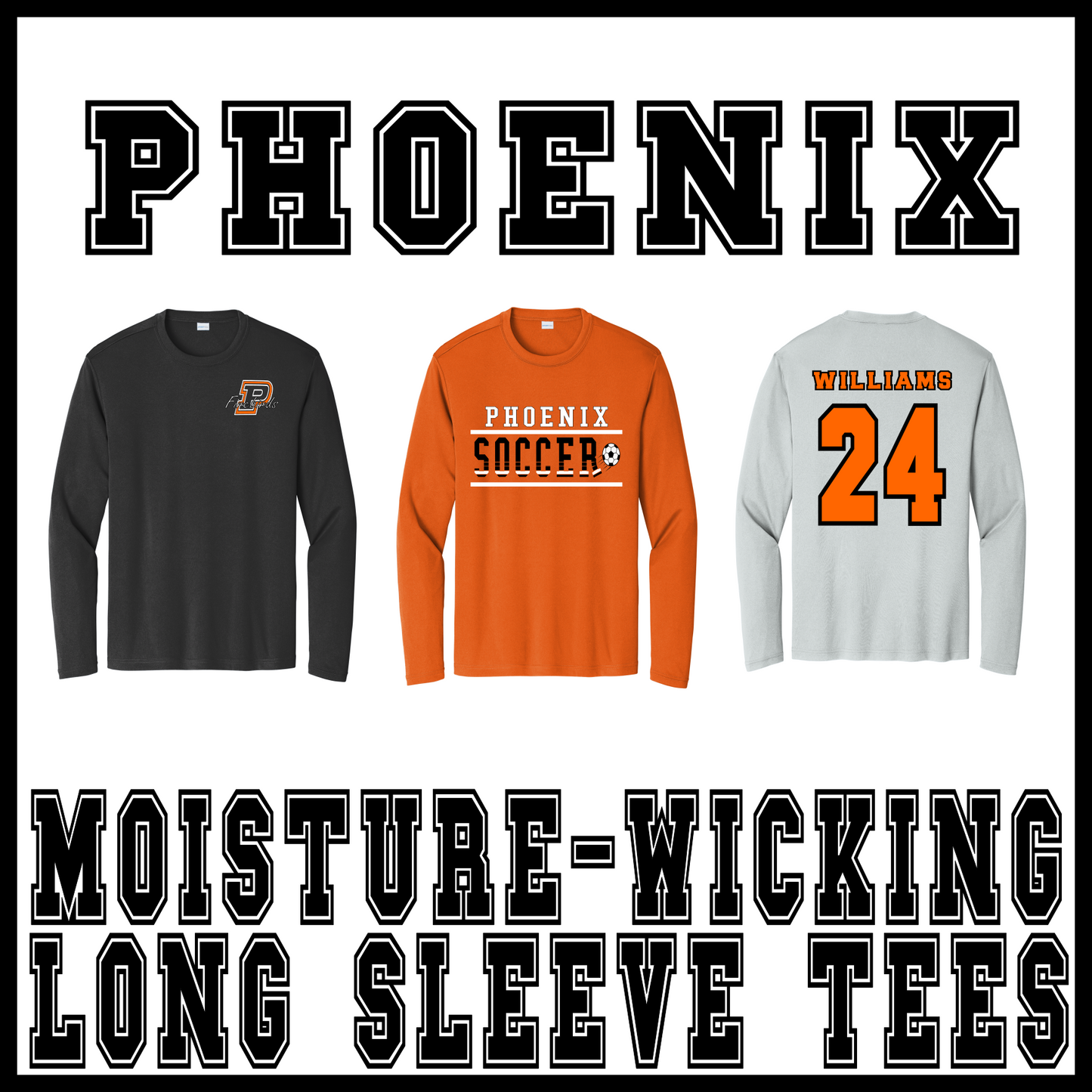 Moisture Wicking Long Sleeve Tees