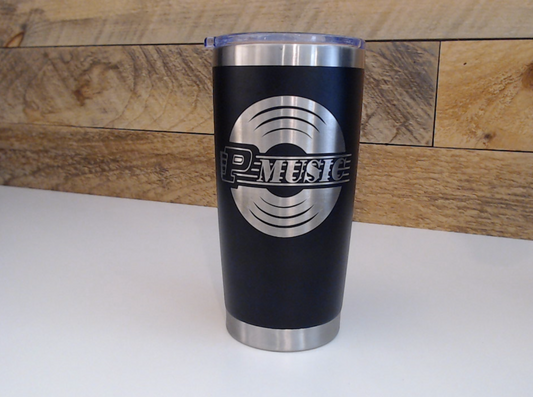 Music | 20 oz. Tumbler  | Laser engraved