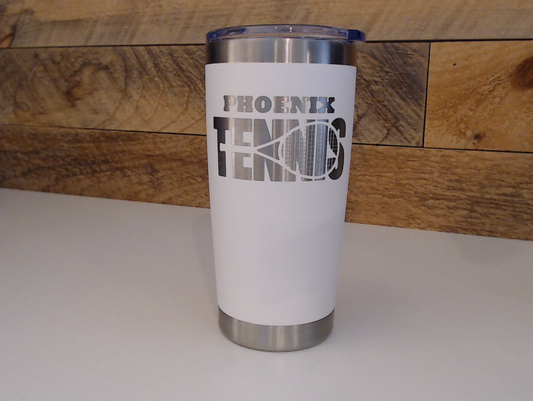 Tennis| 20 oz. Tumbler  | Laser engraved