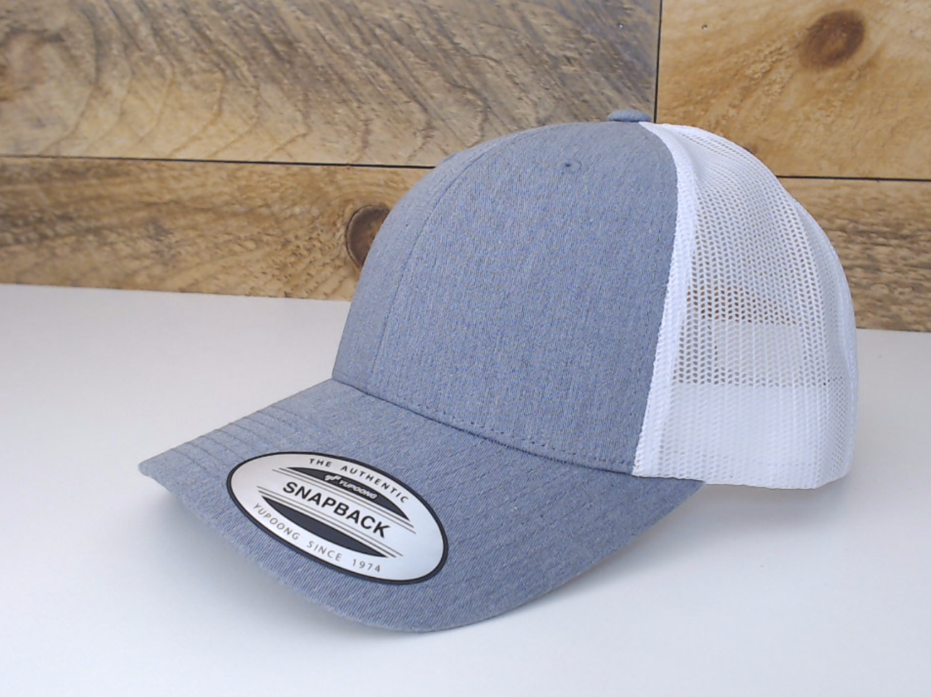 Leather Patch - Retro Snapback Trucker Cap - YP Classics