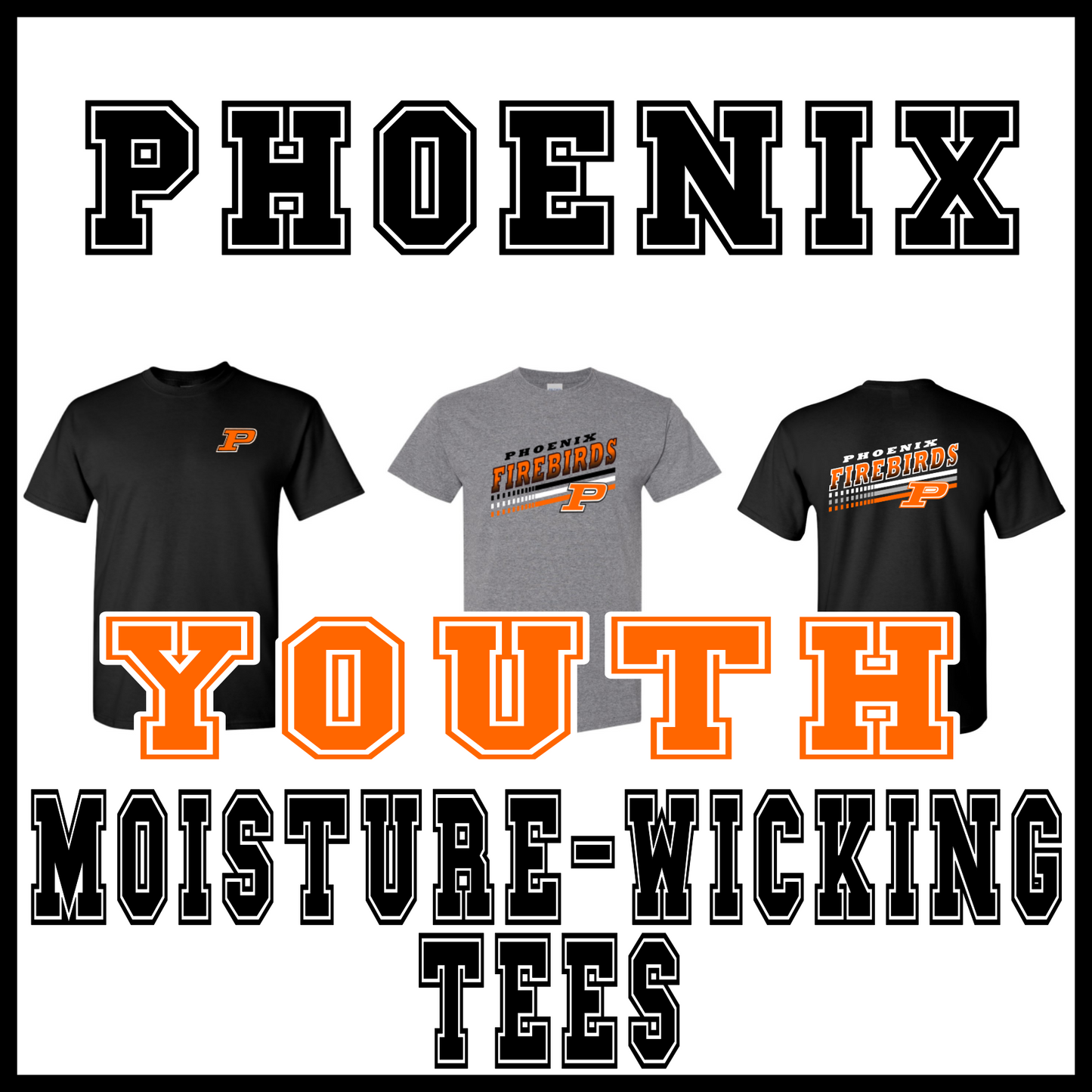 Youth Moisture Wicking Tees